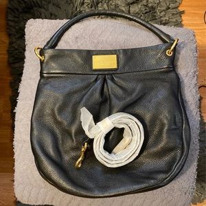 Marc Jacobs black leather handbag